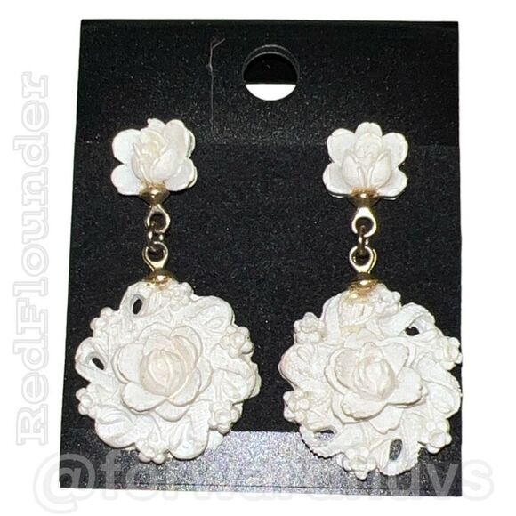 Intricately Carved Earrings | Delicate and Beautiful - Picture 1 of 8